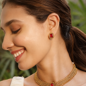 rubans necklace set traditional stylish jewellery gift for women & girls